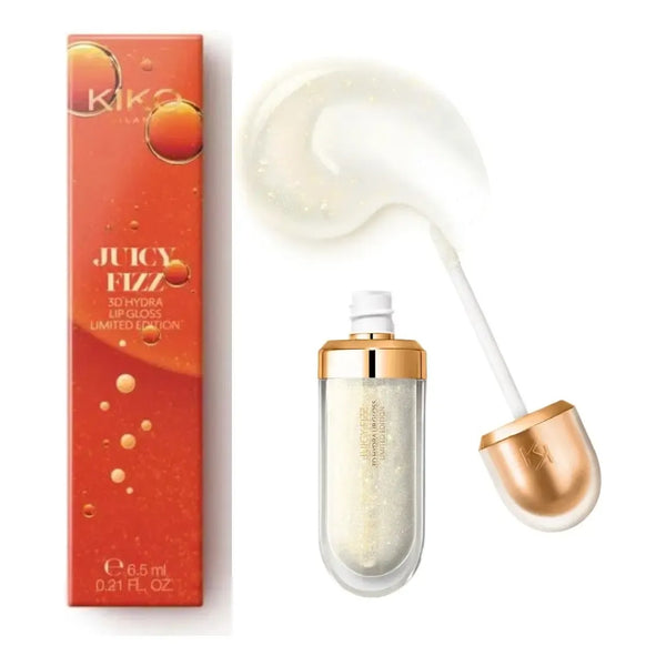 3d Hydra Lip Gloss Kiko Milano Juicy Fizz 01 Tropical Zest