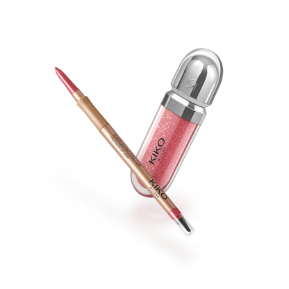Kit 3D Hydra Lip Gloss + Lápis Labial Everlasting Color Precision Lip Liner