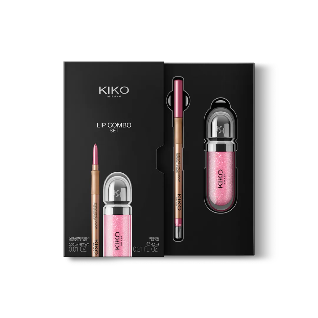 Kit 3D Hydra Lip Gloss + Lápis Labial Everlasting Color Precision Lip Liner