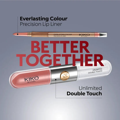 Unlimited Double Touch - Batom Líquido + Gloss Kiko Milano
