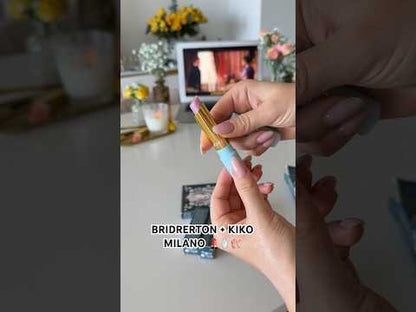 Batom Kiko Milano Bridgerton Hydra Shiny Lip Stylo - 02 Juice Apricot